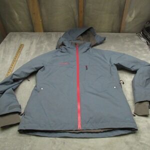 Mammut HS Robella Jacket Womens Large Blue Hooded Waterproof Winter Ski Snow